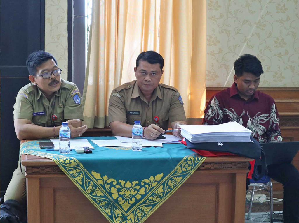 Rapat Koordinasi terkait Zona Nilai Tanah (ZNT) bersama Vendor
